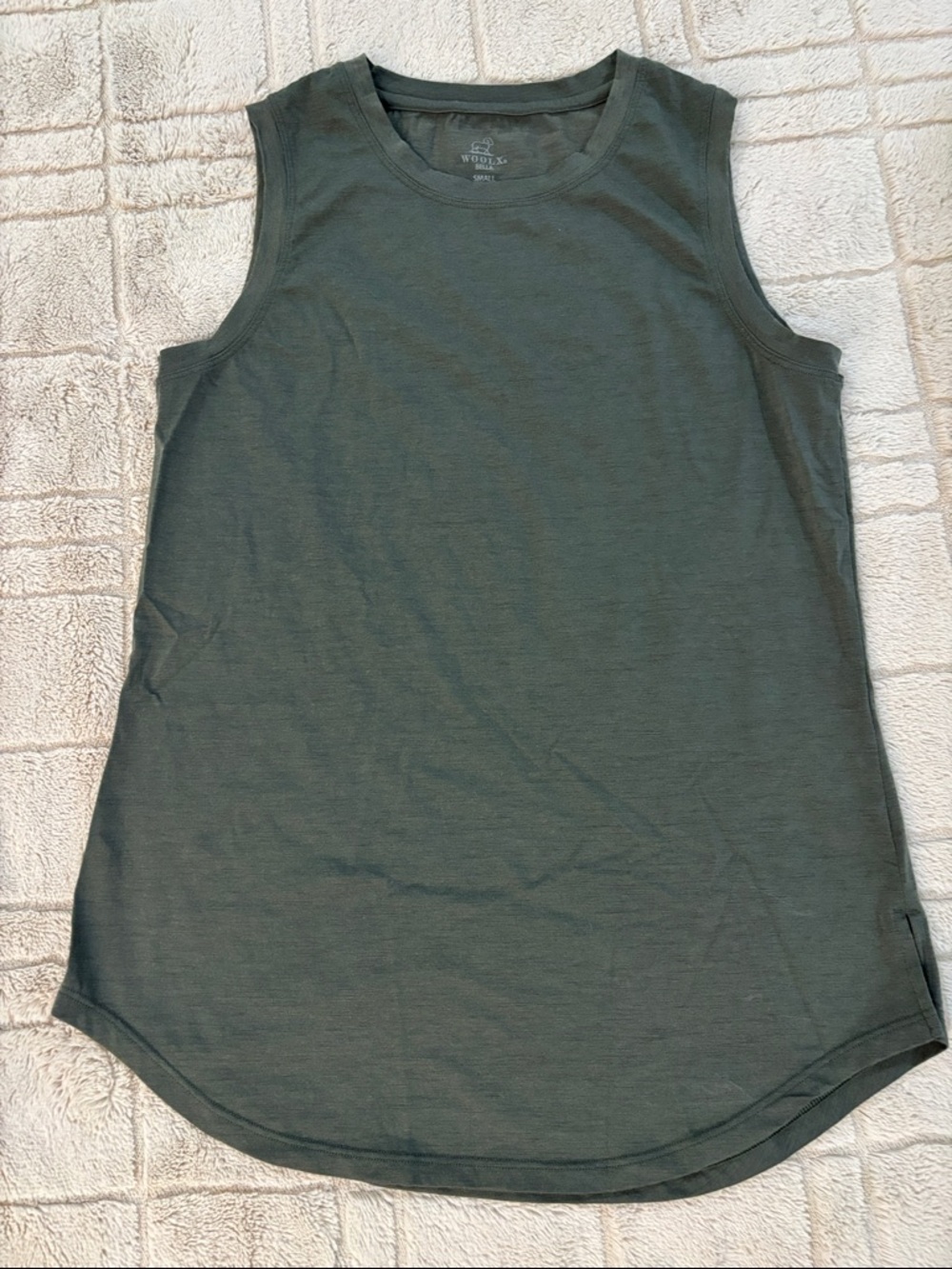 Woolx Bella tunic top size S (deep fern-discontinued color)
